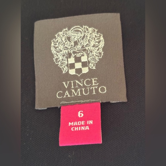 Vince Camuto Black,Gold & Silver Cold Shoulder Sheath Dress. Women’s size 6 - Picture 9 of 13